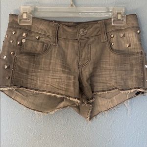 Pepe Jeans London Distressed Grey Shorts